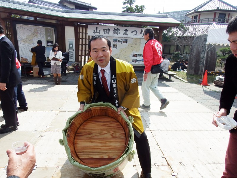山田錦まつり樽酒