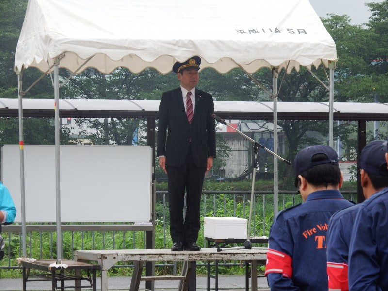 多可町消防操法大会あいさつ