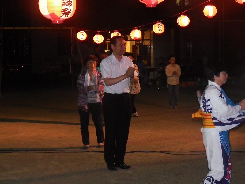 上田天神祭りにて