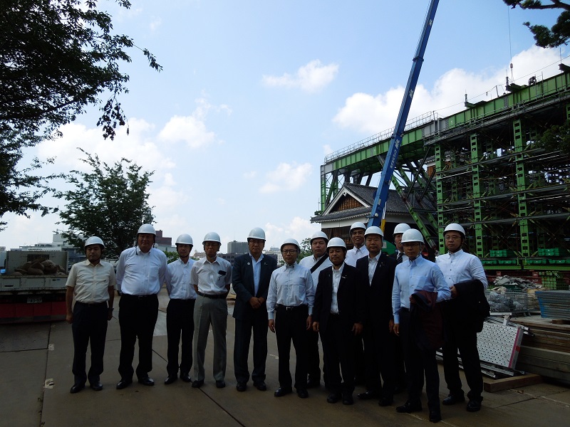 財金熊本地震熊本城工事集合写真