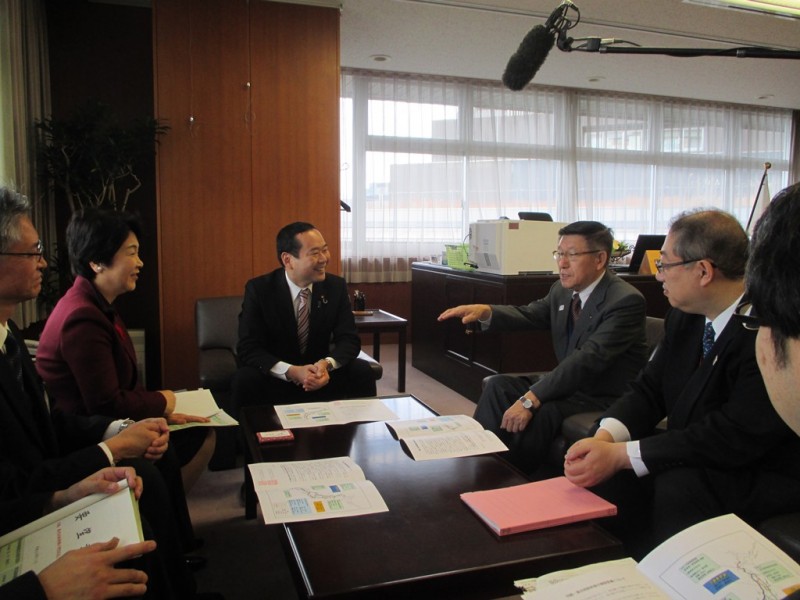 元上司である佐竹敬久秋田県知事と